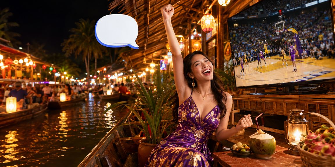 Người dùng vùng Mekong xem cá cược bóng rổ tại chợ đêm và trải nghiệm nền tảng 11823 trên mobile